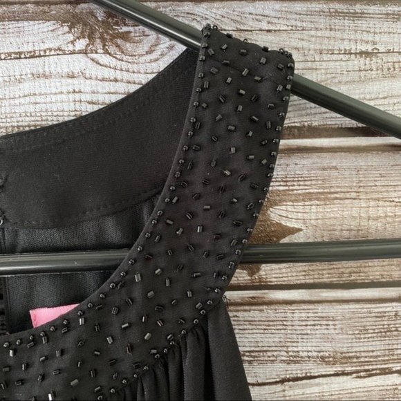 Eliza‎ J Sleeveless Embellished Neckline Dress 10 - Picture 4 of 12